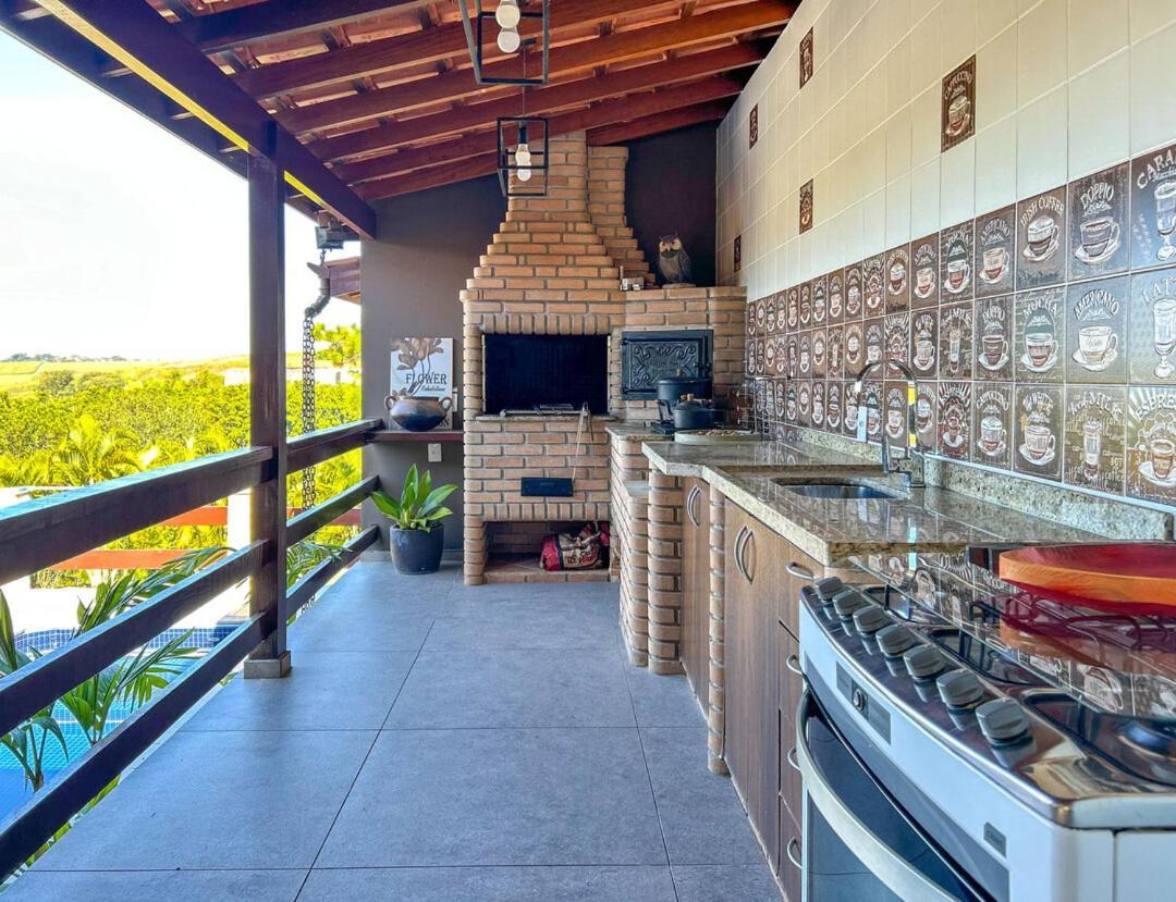 Вилла Casa De Campo C Churrasqueira E Wi-Fi Itatiba Sp Экстерьер фото